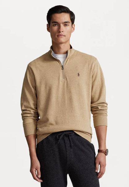 Luxury Jersey Quarter Zip Pullover